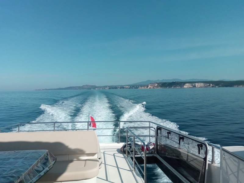 Bonifacio from the sea