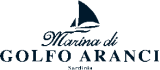 Golfo Aranci Marina logo Logo of Marina di Golfo Aranci, yacht mooring destination in Costa Smeralda, Sardinia