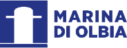 Marina di Olbia logo Logo of Marina di Olbia, a key marina for yacht moorings in Northern Sardinia