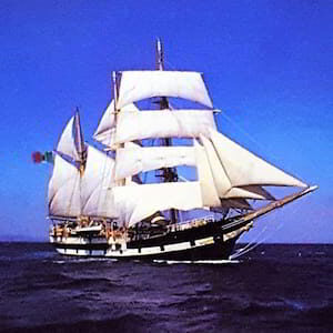 Gianni's training vessel Palinuro, early maritime experience leading to distinguished yacht specialist career in Costa Smeralda