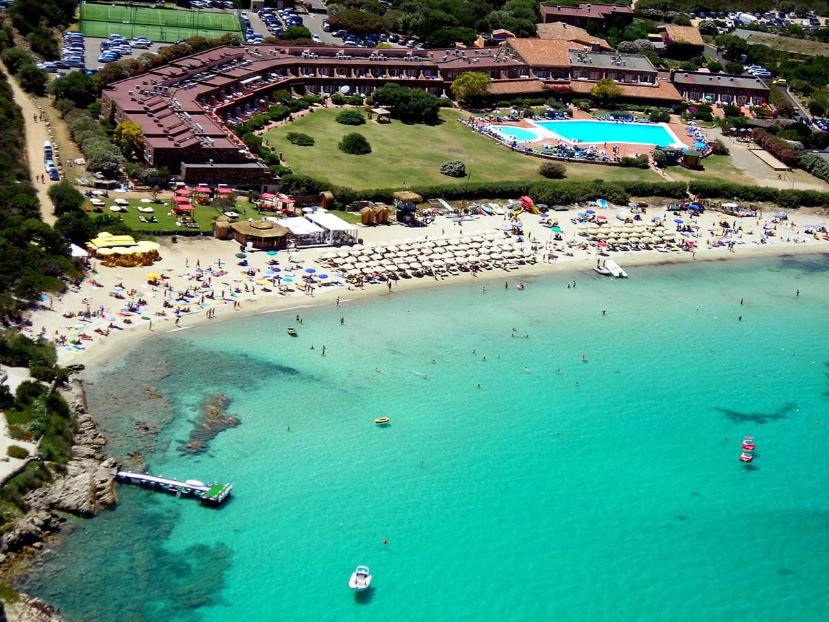 Porto Rotondo Ira beach: scenic coastal surroundings and clear water in Costa Smeralda, Sardinia