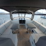 Yacht cushions setup after cleaning